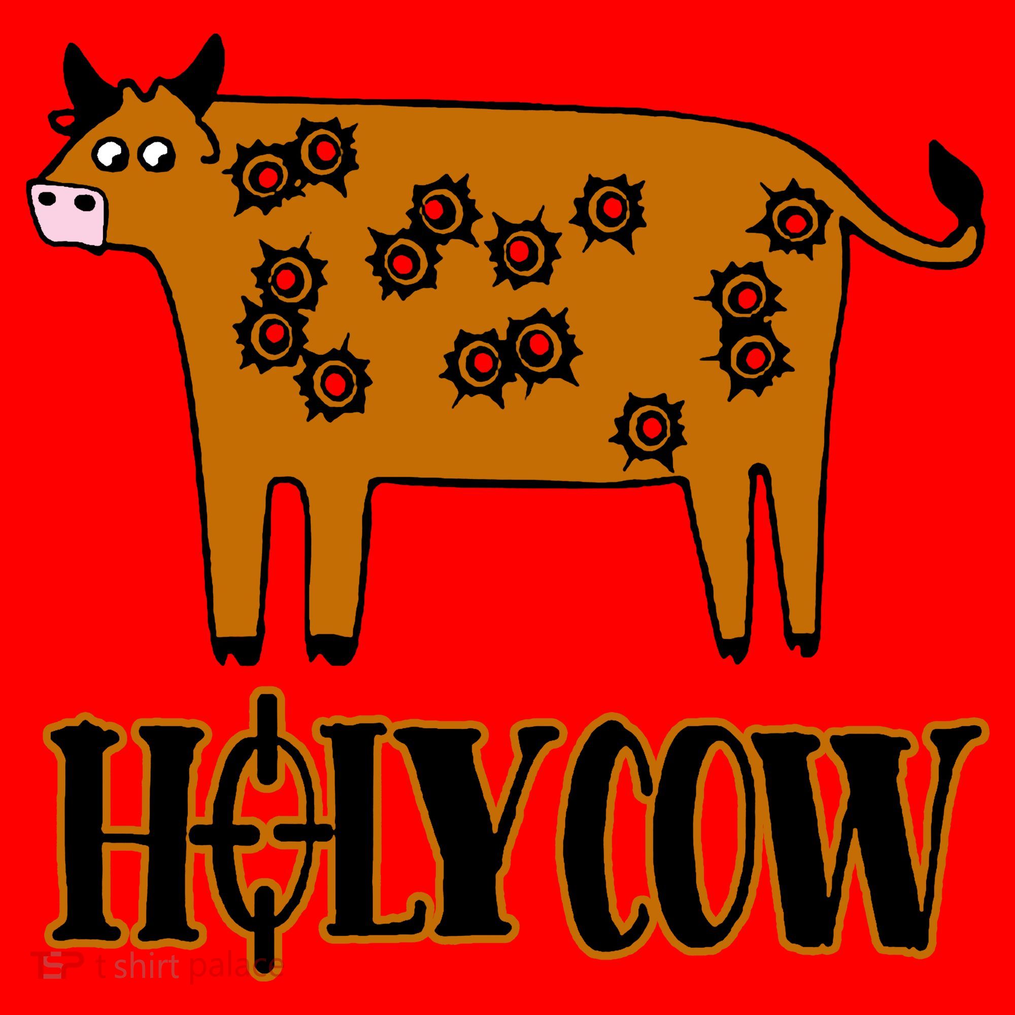 Funny Holy Cow Santa Hat