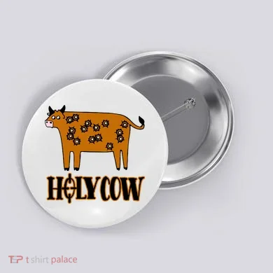 Funny Holy Cow Button
