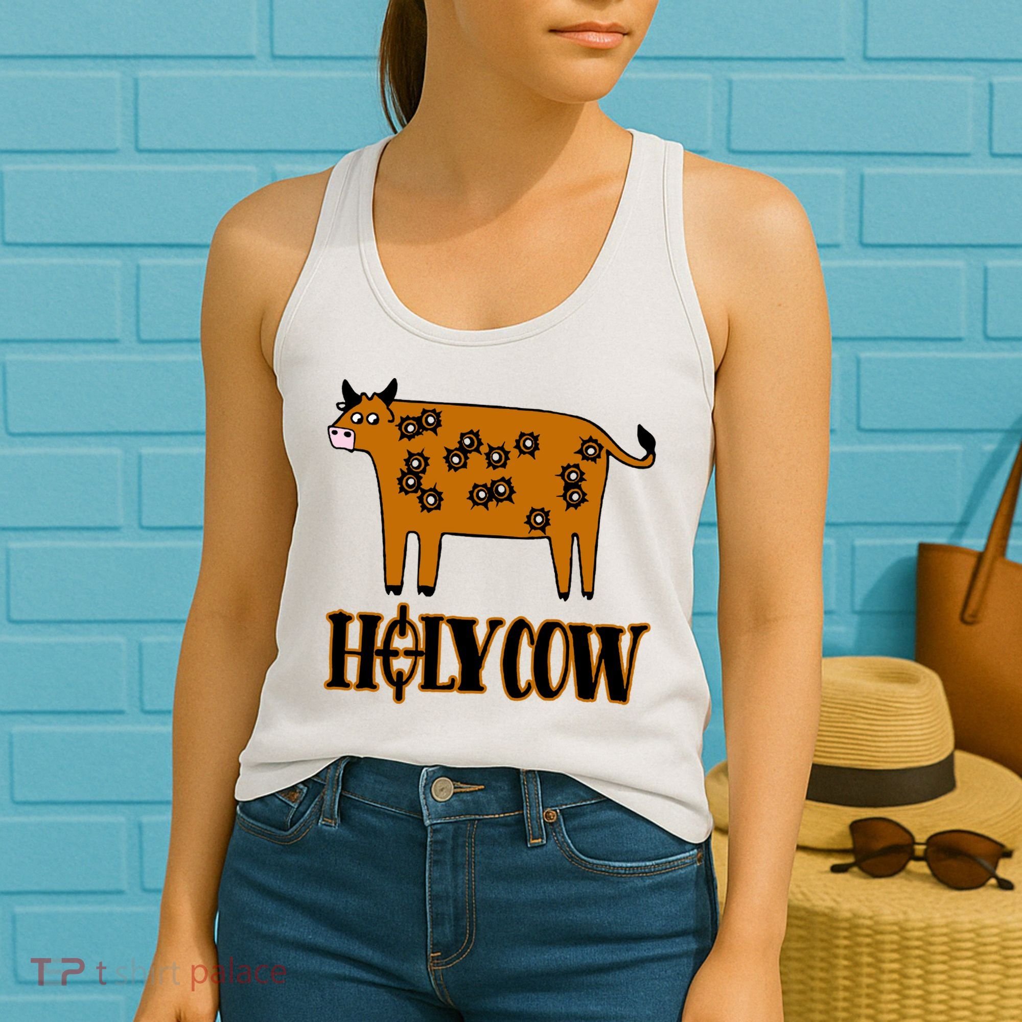 Funny Holy Cow Women's Tank Top