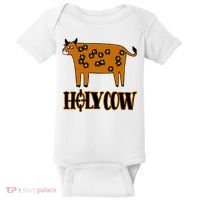 Funny Holy Cow Baby Bodysuit thumb 0