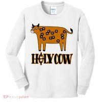 Funny Holy Cow Kids Long Sleeve Shirt thumb 0