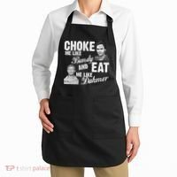 Funny Halloween, Cute Halloween, Choke Me Like Bundy Eat Me Like Dahmer Apron thumb 2
