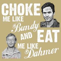 Funny Halloween, Cute Halloween, Choke Me Like Bundy Eat Me Like Dahmer Hoodie thumb 2