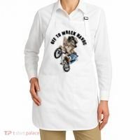 Funny Hiphop Cat Off To Wreck Havoc Apron thumb 2