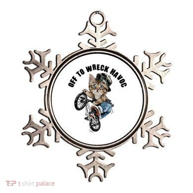 Funny Hiphop Cat Off To Wreck Havoc Ornament