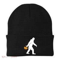 Funny Halloween, Cute Halloween, Bigfoot Sasquatch Halloween Pumpkin Beanie thumb 0