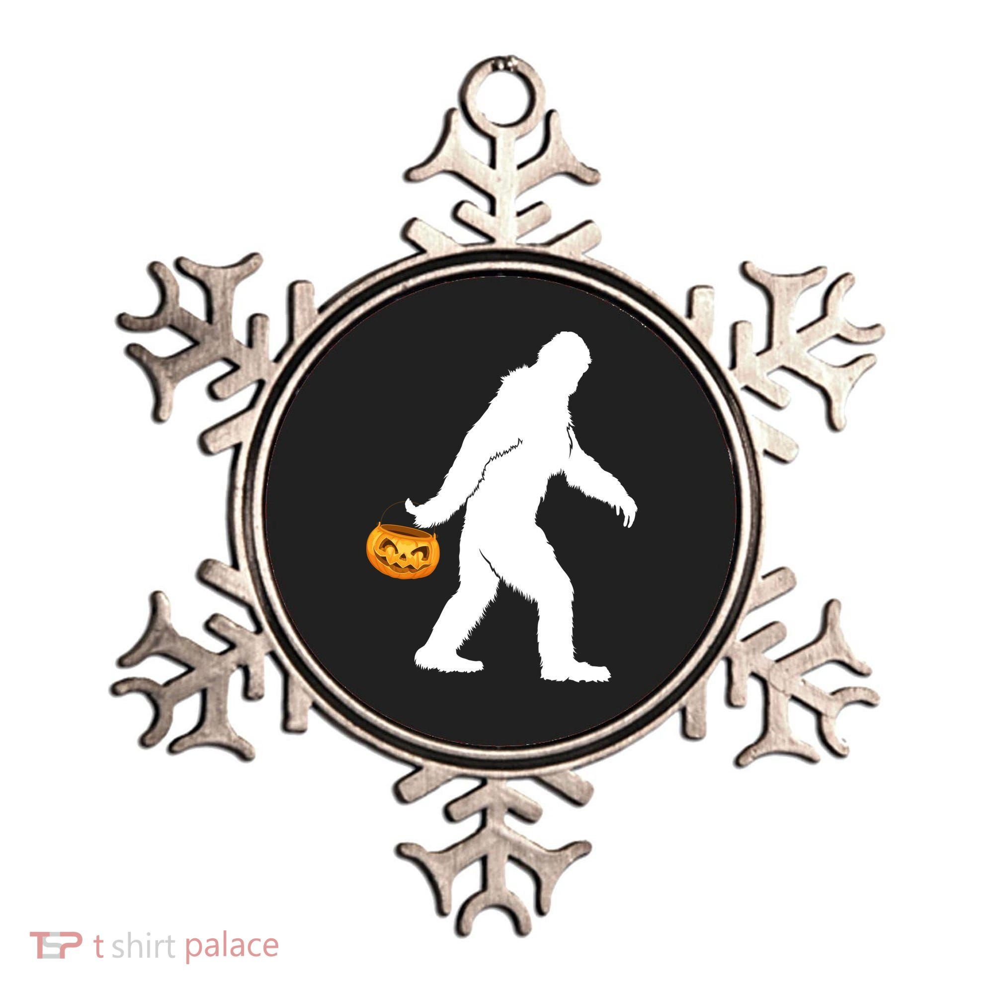 Funny Halloween, Cute Halloween, Bigfoot Sasquatch Halloween Pumpkin Ornament