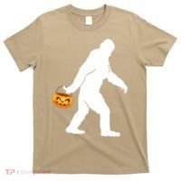 Funny Halloween, Cute Halloween, Bigfoot Sasquatch Halloween Pumpkin T-Shirt thumb 0
