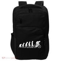 Funny Human Cycling Evolution Athlete Bike Cyclist Biker Impact Tech Backpack thumb 0