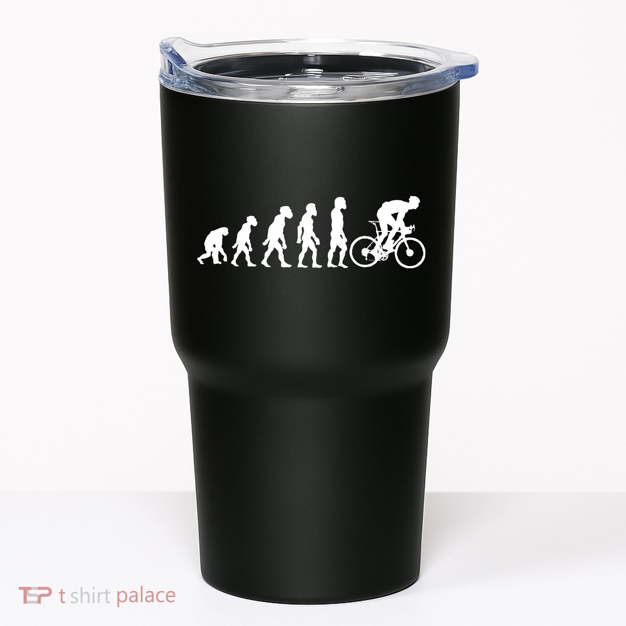Funny Human Cycling Evolution Athlete Bike Cyclist Biker Tumbler