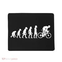 Funny Human Cycling Evolution Athlete Bike Cyclist Biker Mousepad thumb 0