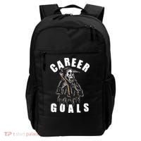 Funny Halloween Career Goals Grim Reaper Backpack thumb 0