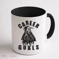 Funny Halloween Career Goals Grim Reaper Coffee Mug thumb 1