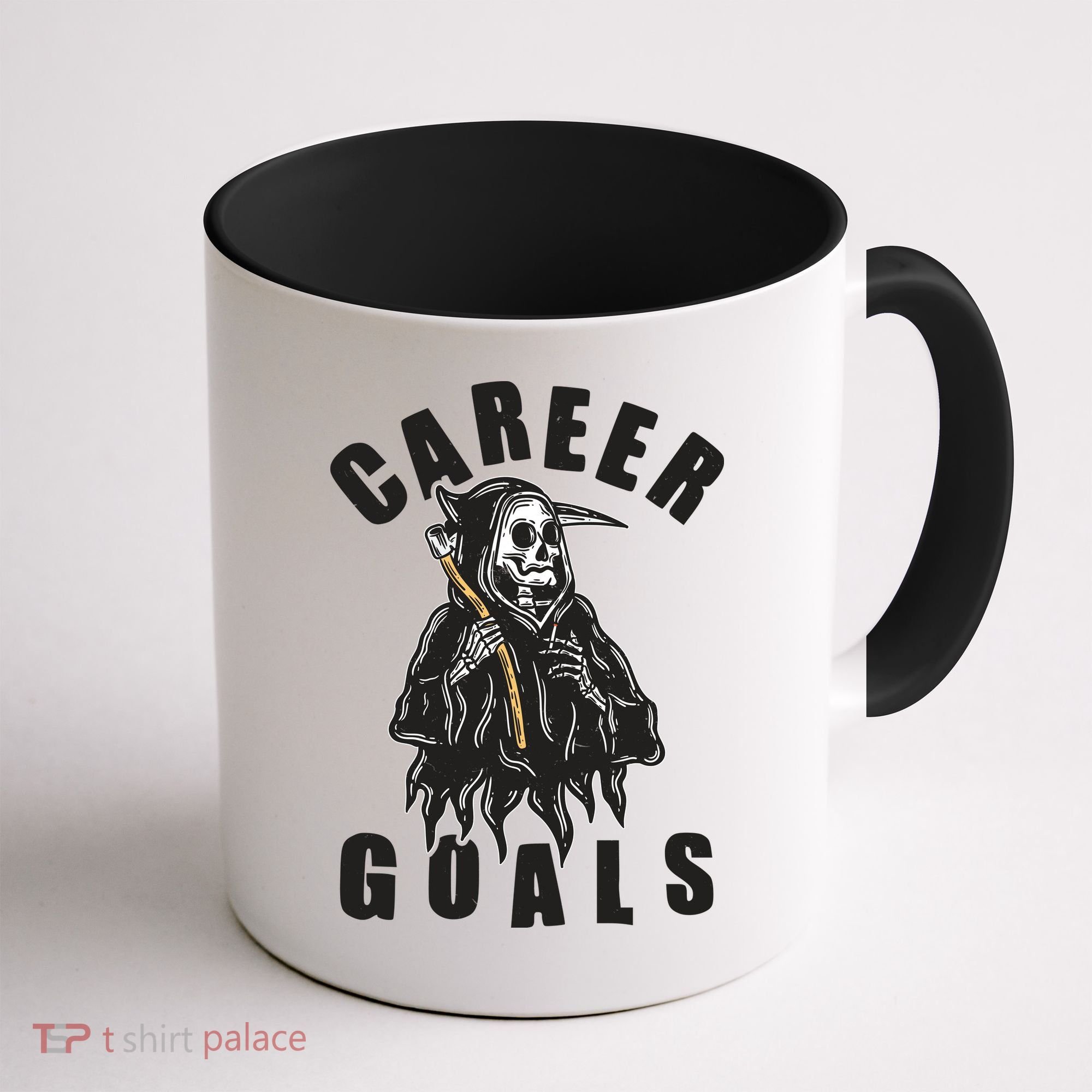 Funny Halloween Career Goals Grim Reaper Coffee Mug