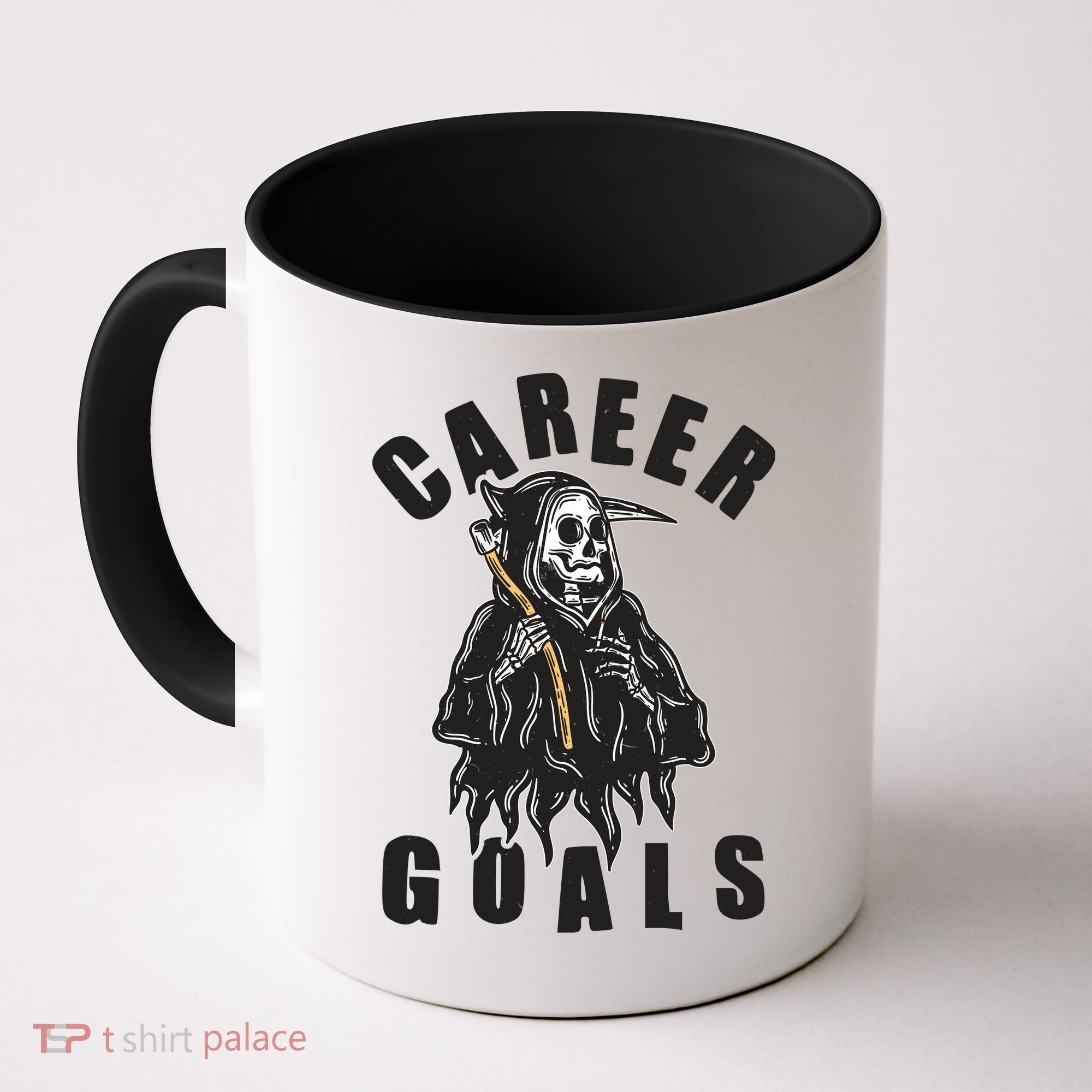 Funny Halloween Career Goals Grim Reaper Coffee Mug