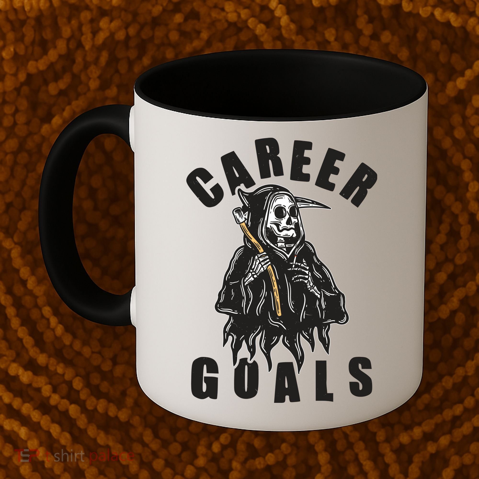 Funny Halloween Career Goals Grim Reaper Coffee Mug