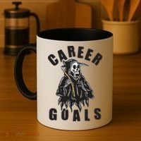 Funny Halloween Career Goals Grim Reaper Coffee Mug thumb 4
