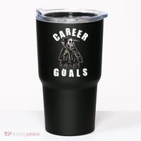 Funny Halloween Career Goals Grim Reaper Tumbler thumb 0
