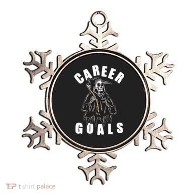 Funny Halloween Career Goals Grim Reaper Ornament