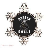 Funny Halloween Career Goals Grim Reaper Ornament thumb 0