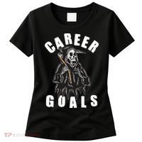 Funny Halloween Career Goals Grim Reaper Women's T-Shirt thumb 0