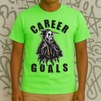 Funny Halloween Career Goals Grim Reaper T-Shirt thumb 3