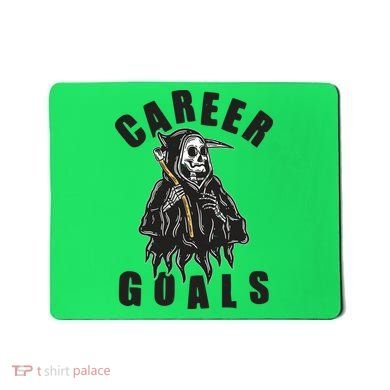Funny Halloween Career Goals Grim Reaper Mousepad