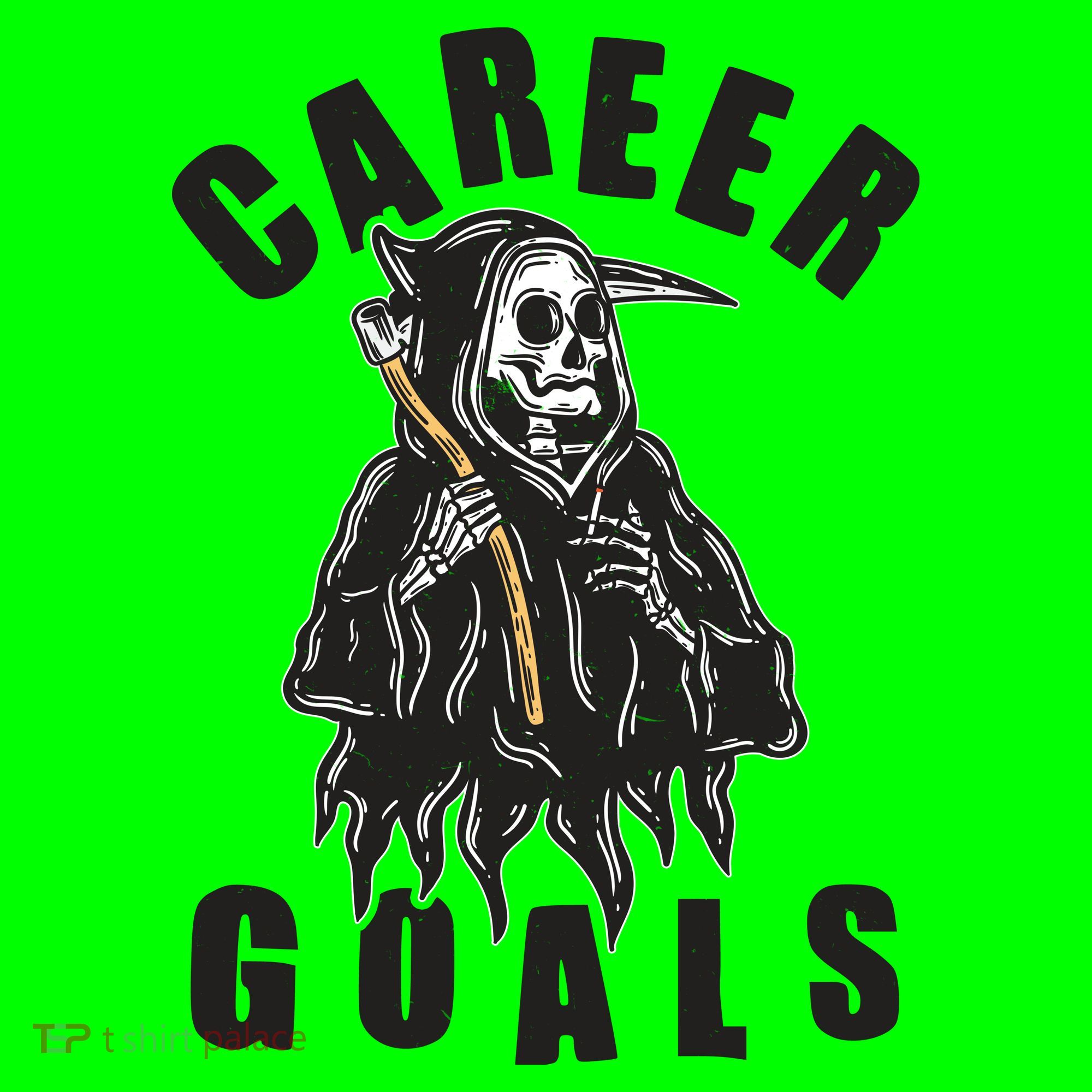 Funny Halloween Career Goals Grim Reaper Mousepad