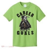 Funny Halloween Career Goals Grim Reaper Kids T-Shirt thumb 0