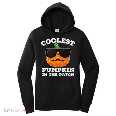 Funny Halloween Coolest Pumpkin In The Patch Gift Women's Hoodie
