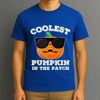 Funny Halloween Coolest Pumpkin In The Patch Gift T-Shirt thumb 3