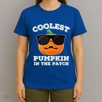 Funny Halloween Coolest Pumpkin In The Patch Gift T-Shirt thumb 4