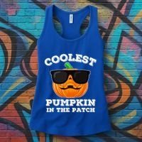 Funny Halloween Coolest Pumpkin In The Patch Gift Women's Tank Top thumb 3