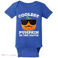 Funny Halloween Coolest Pumpkin In The Patch Gift Baby Bodysuit thumb 0