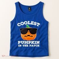 Funny Halloween Coolest Pumpkin In The Patch Gift Tank Top thumb 2