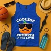 Funny Halloween Coolest Pumpkin In The Patch Gift Tank Top thumb 4