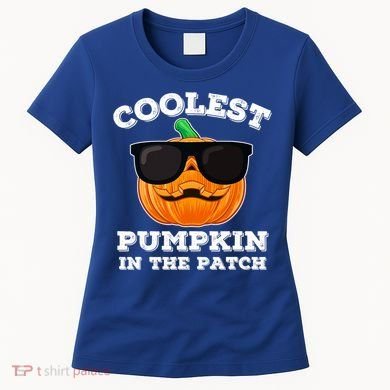 Funny Halloween Coolest Pumpkin In The Patch Gift Women's T-Shirt