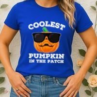 Funny Halloween Coolest Pumpkin In The Patch Gift Women's T-Shirt thumb 2