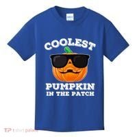 Funny Halloween Coolest Pumpkin In The Patch Gift Kids T-Shirt thumb 0