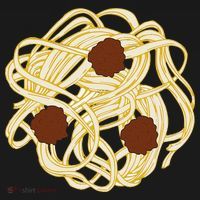 Funny Halloween Costume Food Spaghetti Meatballs Simple Safe Pajama Set thumb 2