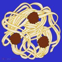 Funny Halloween Costume Food Spaghetti Meatballs Simple Safe Long Sleeve Shirt thumb 2