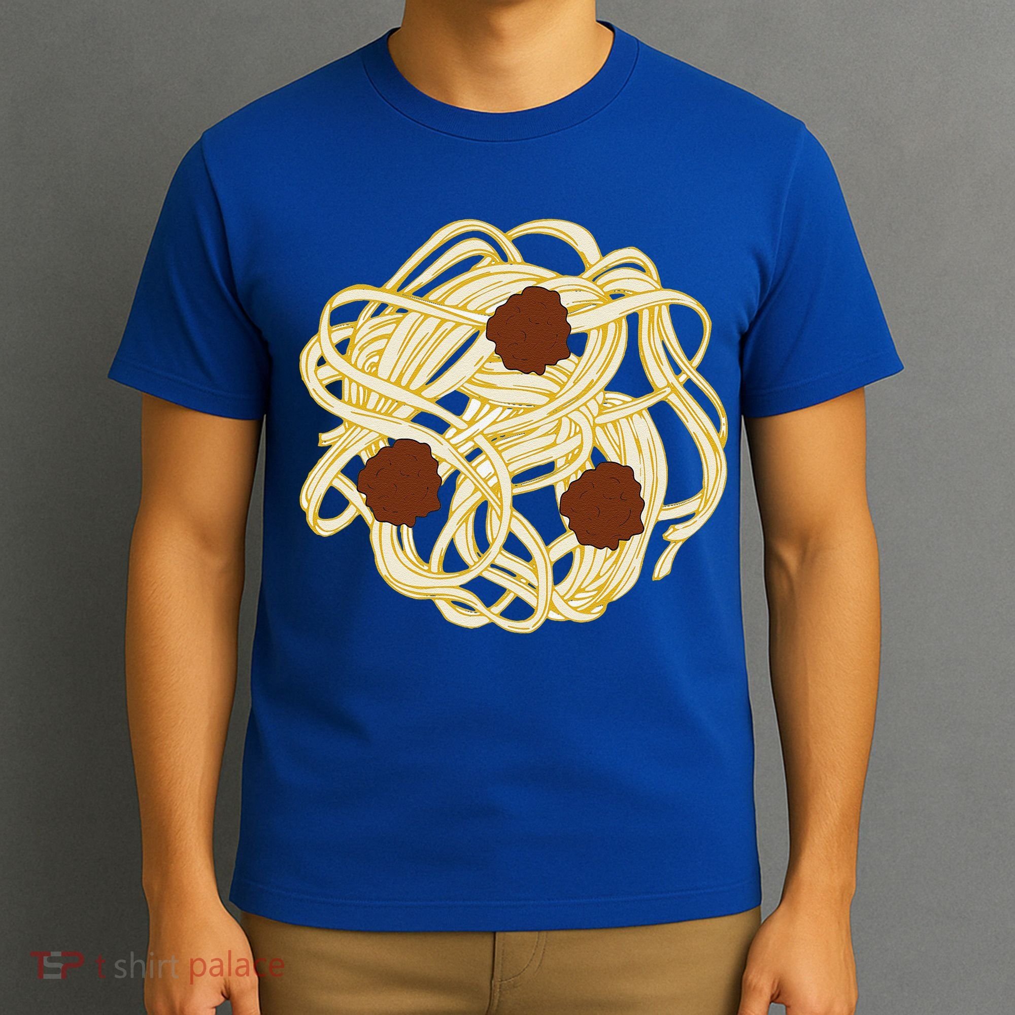 Funny Halloween Costume Food Spaghetti Meatballs Simple Safe T-Shirt