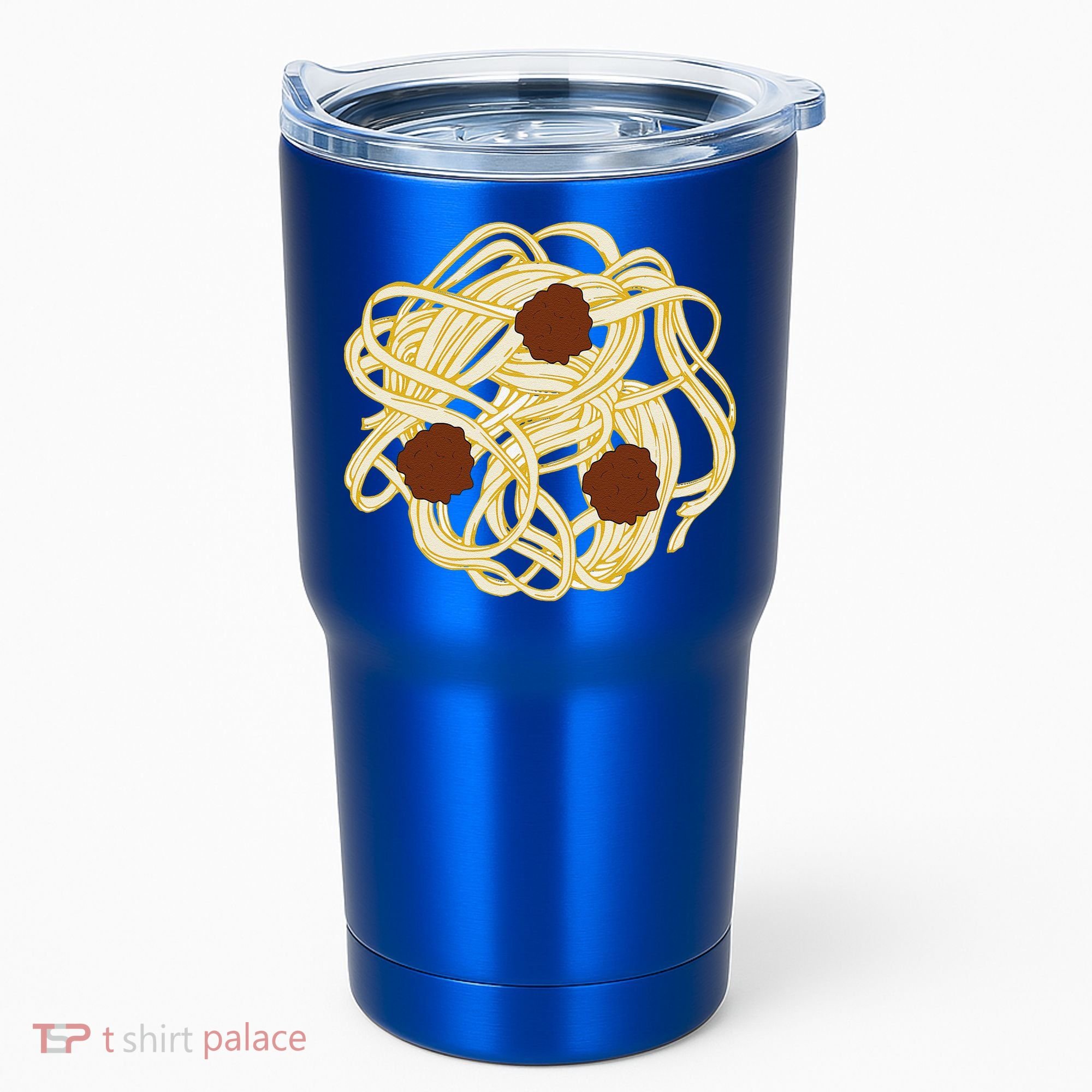 Funny Halloween Costume Food Spaghetti Meatballs Simple Safe Tumbler