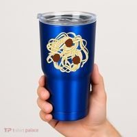 Funny Halloween Costume Food Spaghetti Meatballs Simple Safe Tumbler thumb 2