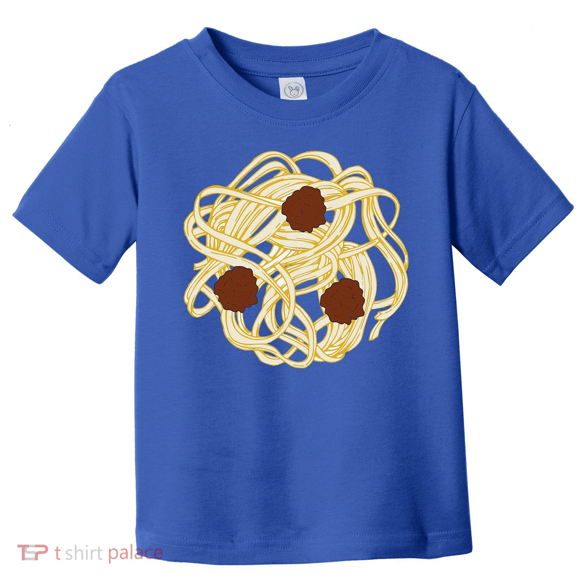 Funny Halloween Costume Food Spaghetti Meatballs Simple Safe Toddler T-Shirt