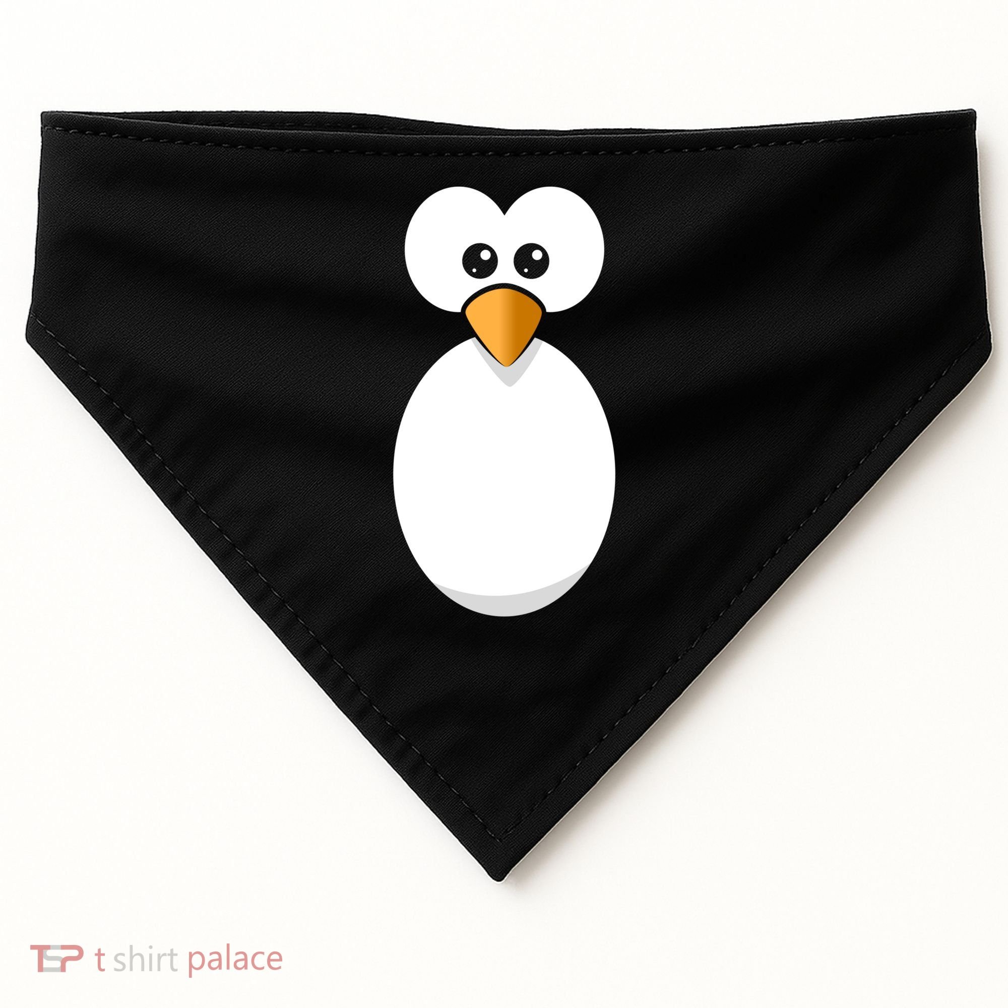 Funny Halloween Costume Black Penguin Funny Gift USA-Made Doggie Bandana
