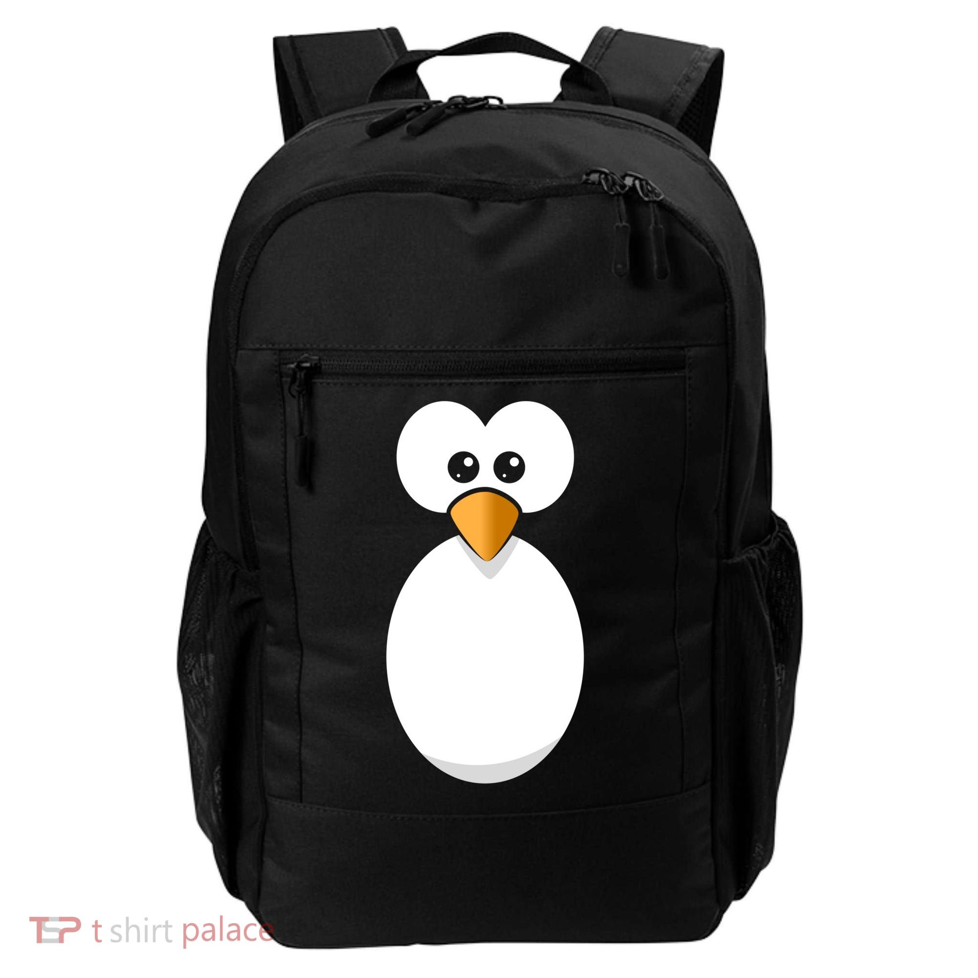 Funny Halloween Costume Black Penguin Funny Gift Backpack