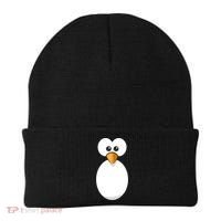 Funny Halloween Costume Black Penguin Funny Gift Beanie thumb 0