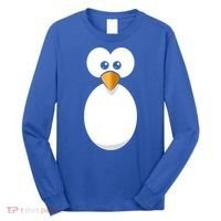 Funny Halloween Costume Black Penguin Funny Gift Long Sleeve Shirt thumb 0