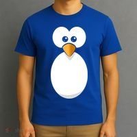Funny Halloween Costume Black Penguin Funny Gift T-Shirt thumb 3